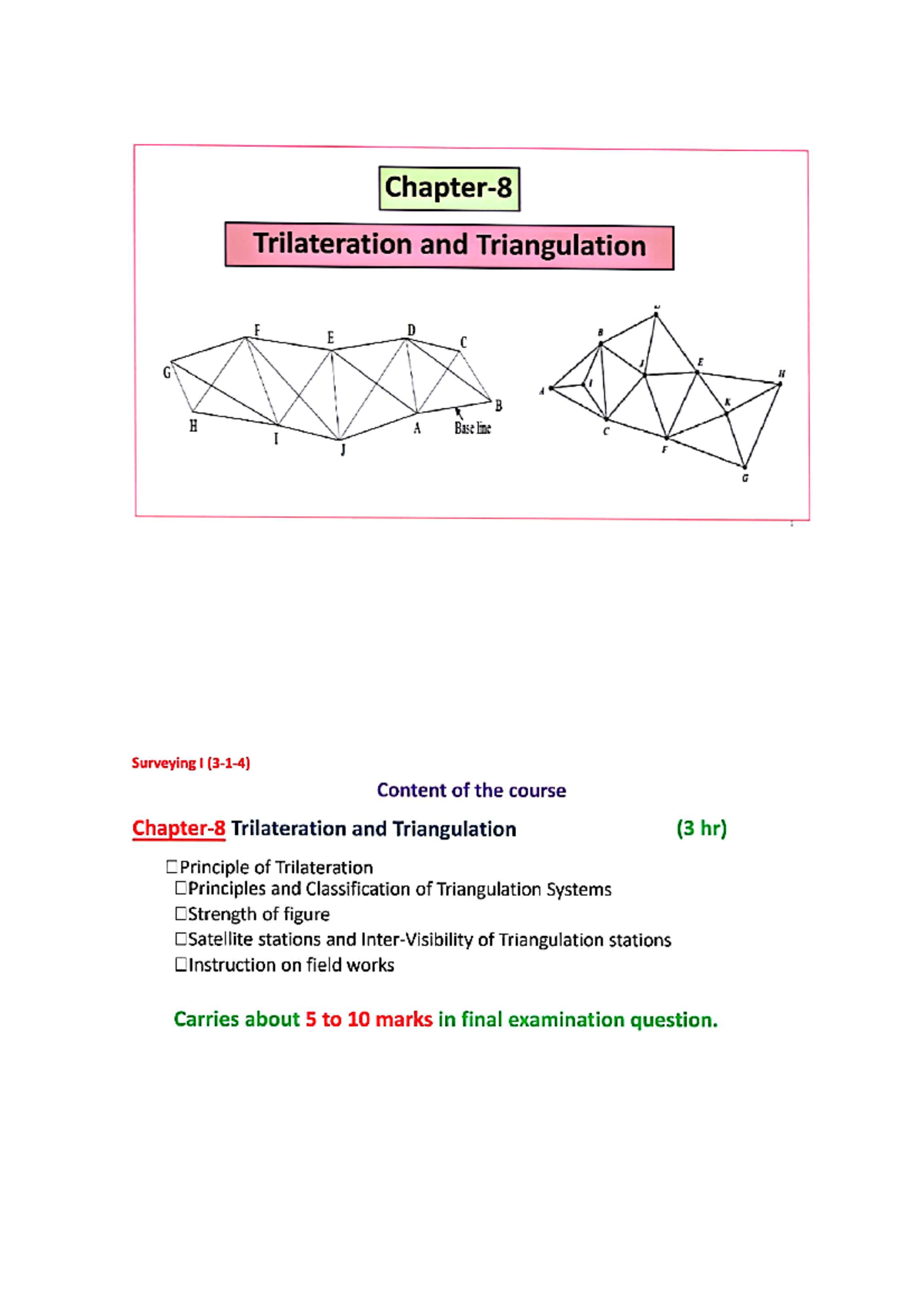 Trilateration and Triangulation - Triangulation and Trilateration N ...