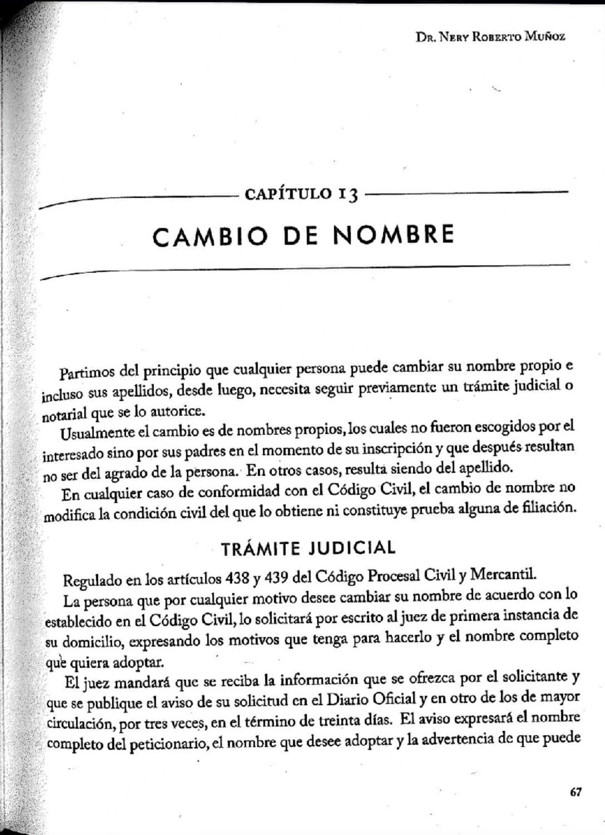 Cambio de Nombre: Proceso Voluntario Notarial (Jurisdicción Voluntaria ...