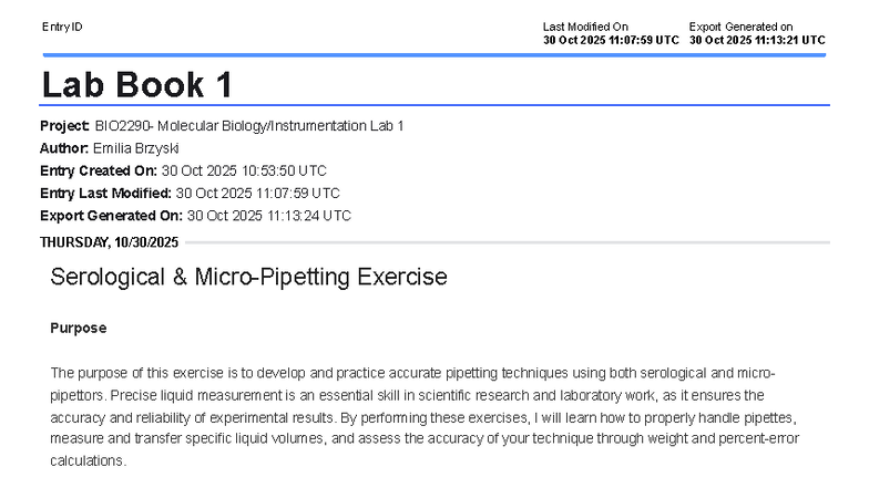 Lab Book 2: Molecular Techniques in BIO2990 - Plasmid Transformation ...
