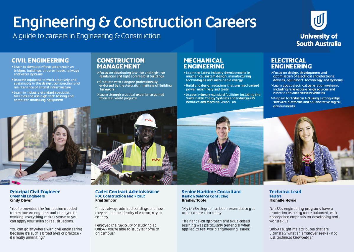Careers in Engineering & Construction: A Comprehensive Guide - Studocu