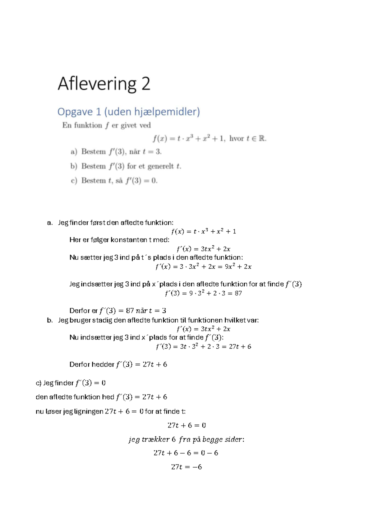 aflevering-2-mat-matematik-afledte-funktioner-og-k-dereglen-studocu