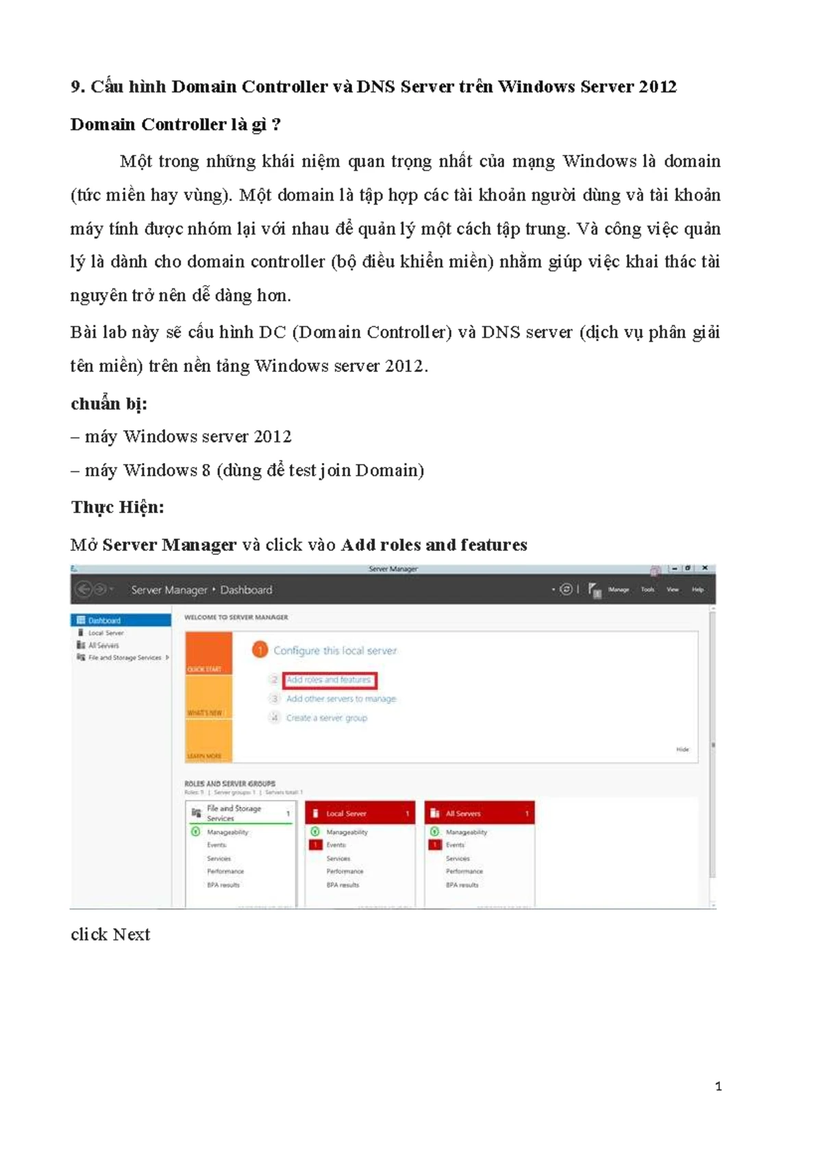 Nâng cấp Domain Controller trong Windows Server 2012 R2 - Studocu