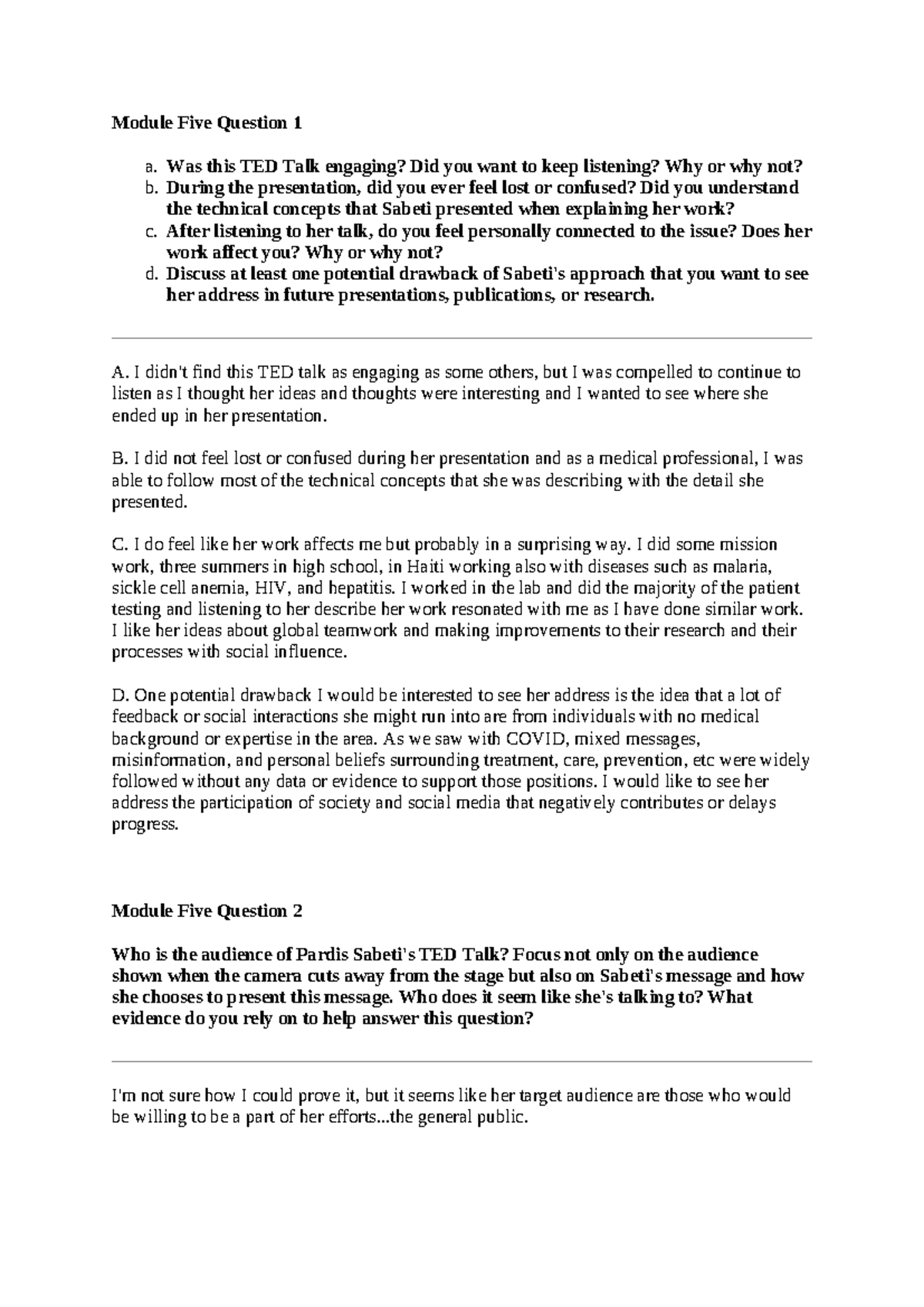 Module Five Assignment: Analysis of TED Talk Engagement and Audience ...