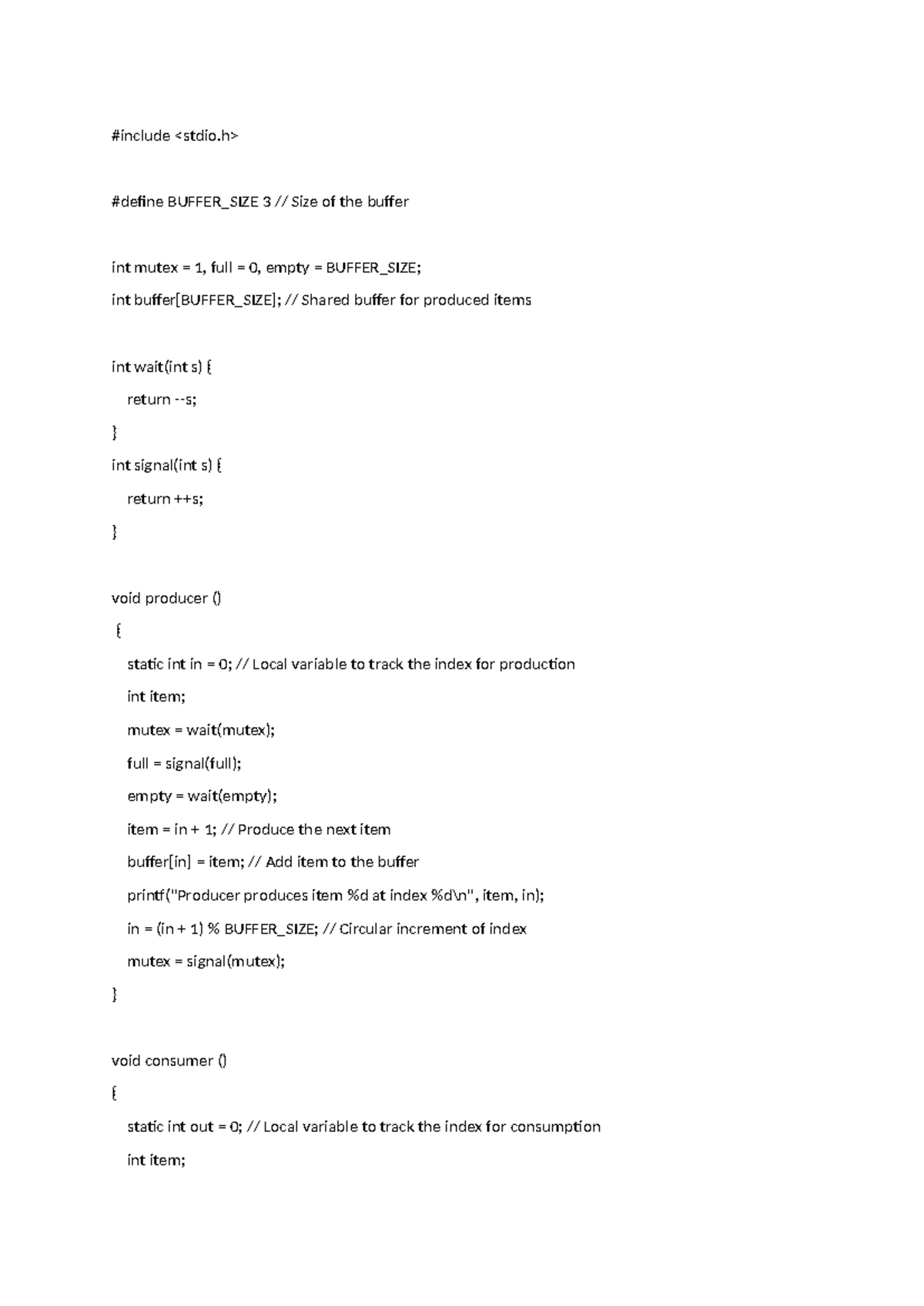 Prt 6 - Helpful Notes on Buffer Management and Synchronization - Studocu