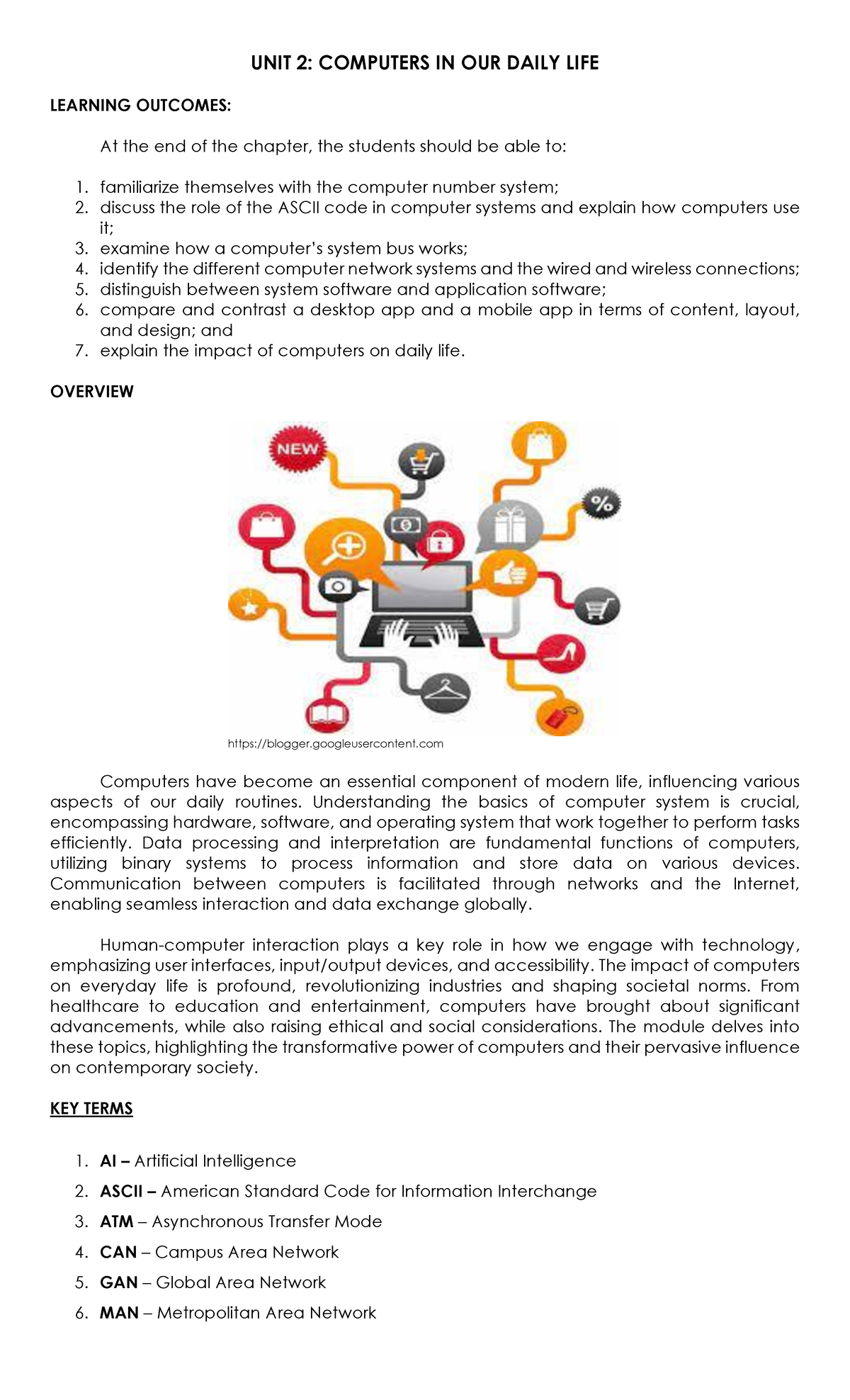 Module 2: Computers in Our Daily Life - Final Exam Notes - Studocu