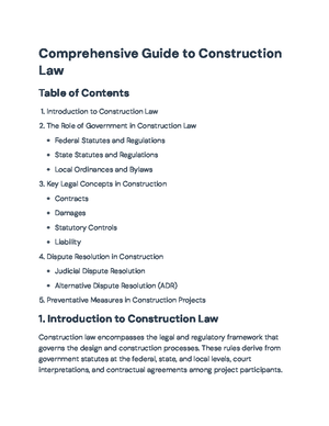 Preconstruction Processes and Best Practices in Construction Projects ...