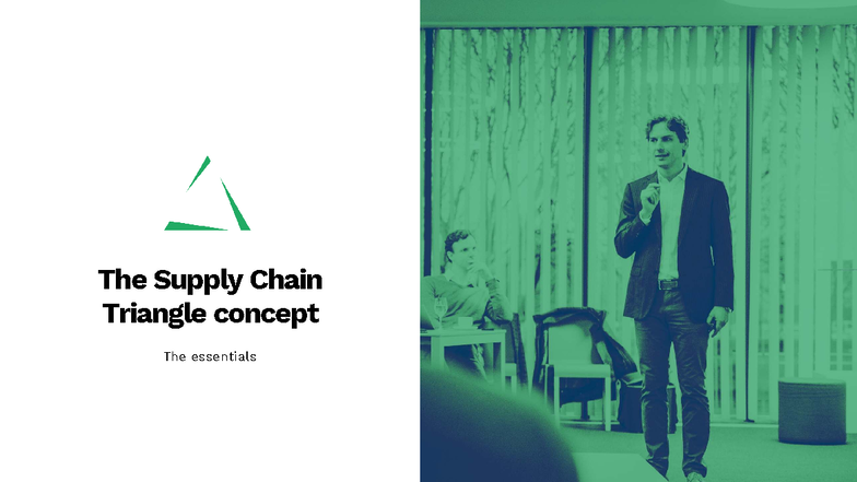 Supply Chain Triangle Concept: Essentials Overview and Insights - Studocu