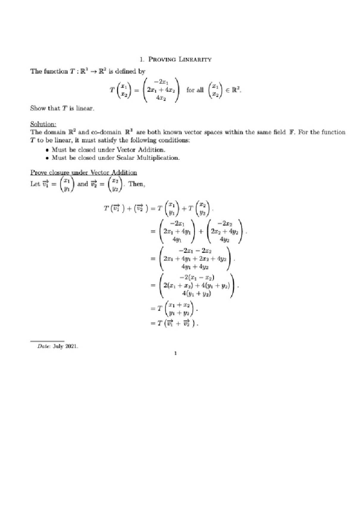 Maths 1b Assignment: Key Concepts and Solutions Guide - Studocu