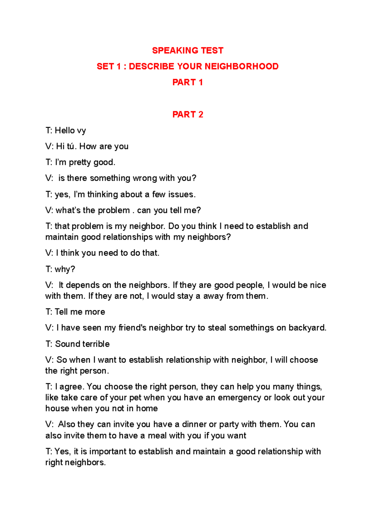 Speaking-TEST-5 - Topic Speaking GEP 5 - SPEAKING TEST SET 1 : DESCRIBE ...