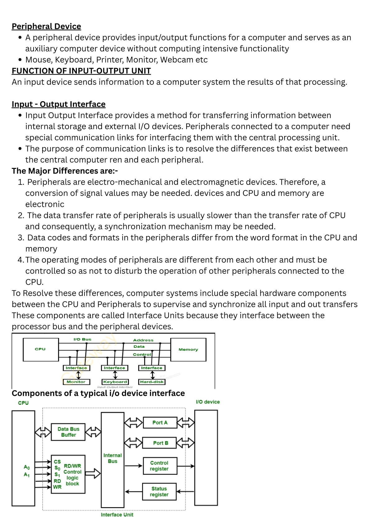COA 101: Computer Organization & Architecture Unit 1 Notes - Studocu