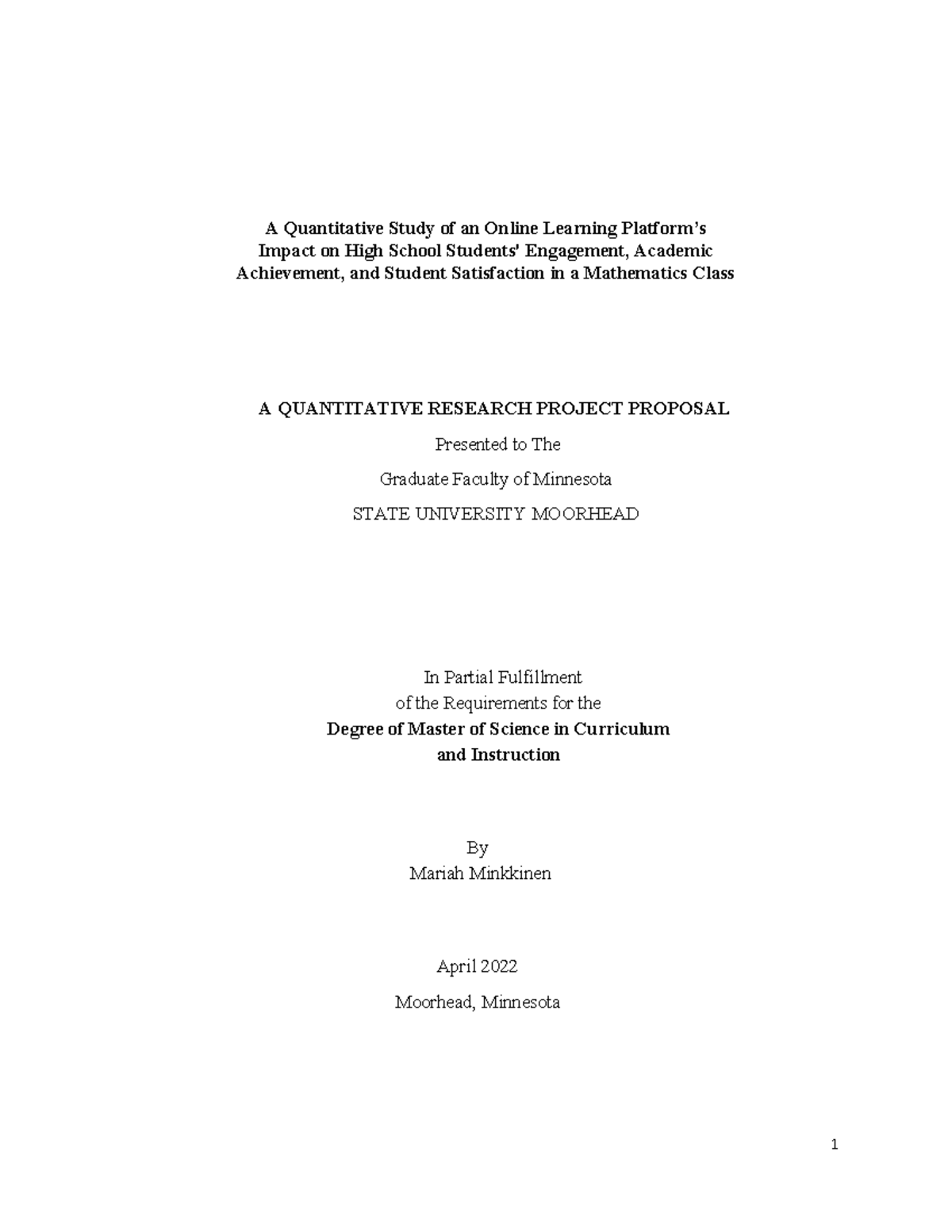 A QUANTITATIVE STUDY ON ONLINE LEARNING IMPACT IN MATH CLASS - Studocu