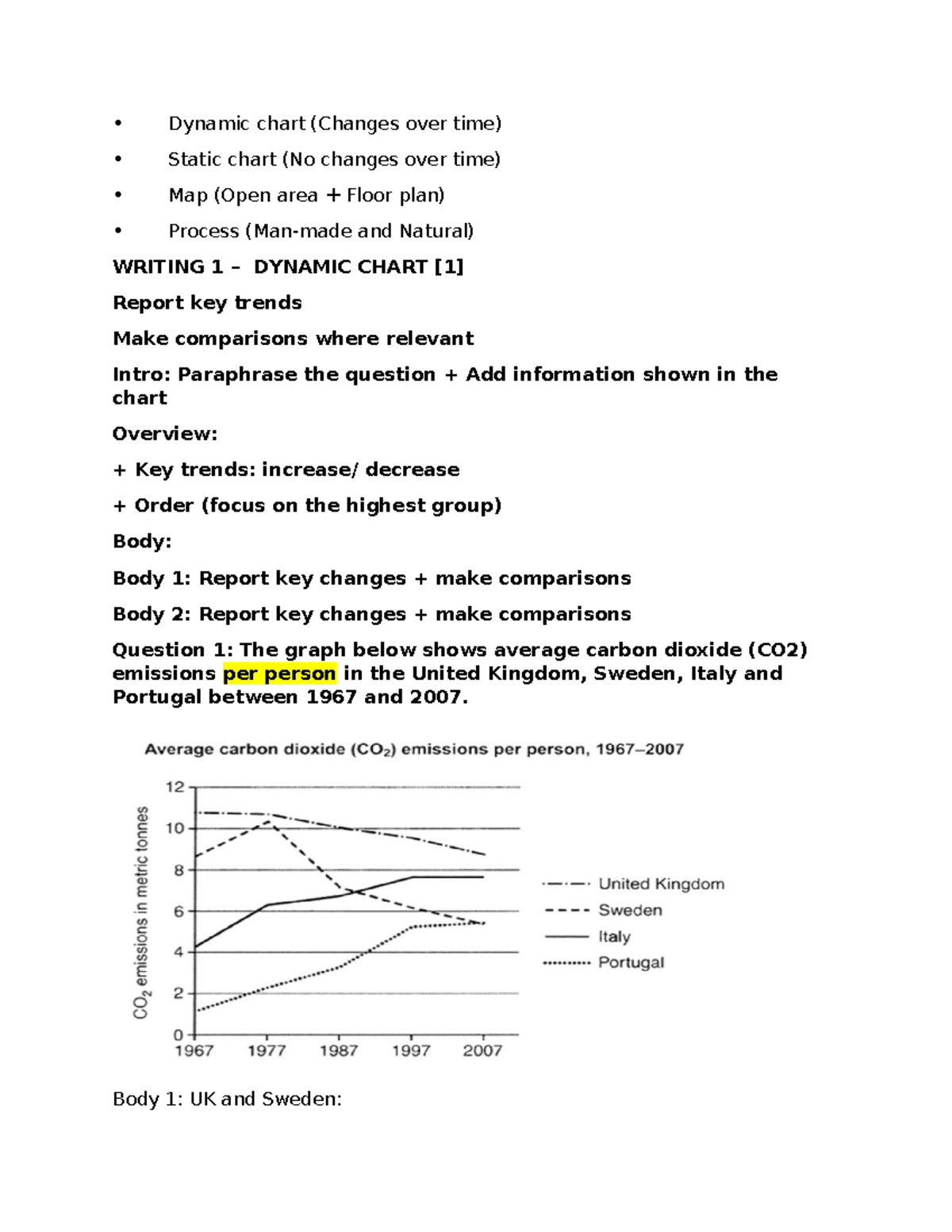 Writing 1: Dynamic Charts Analysis of CO2 Emissions & Visitor Trends ...