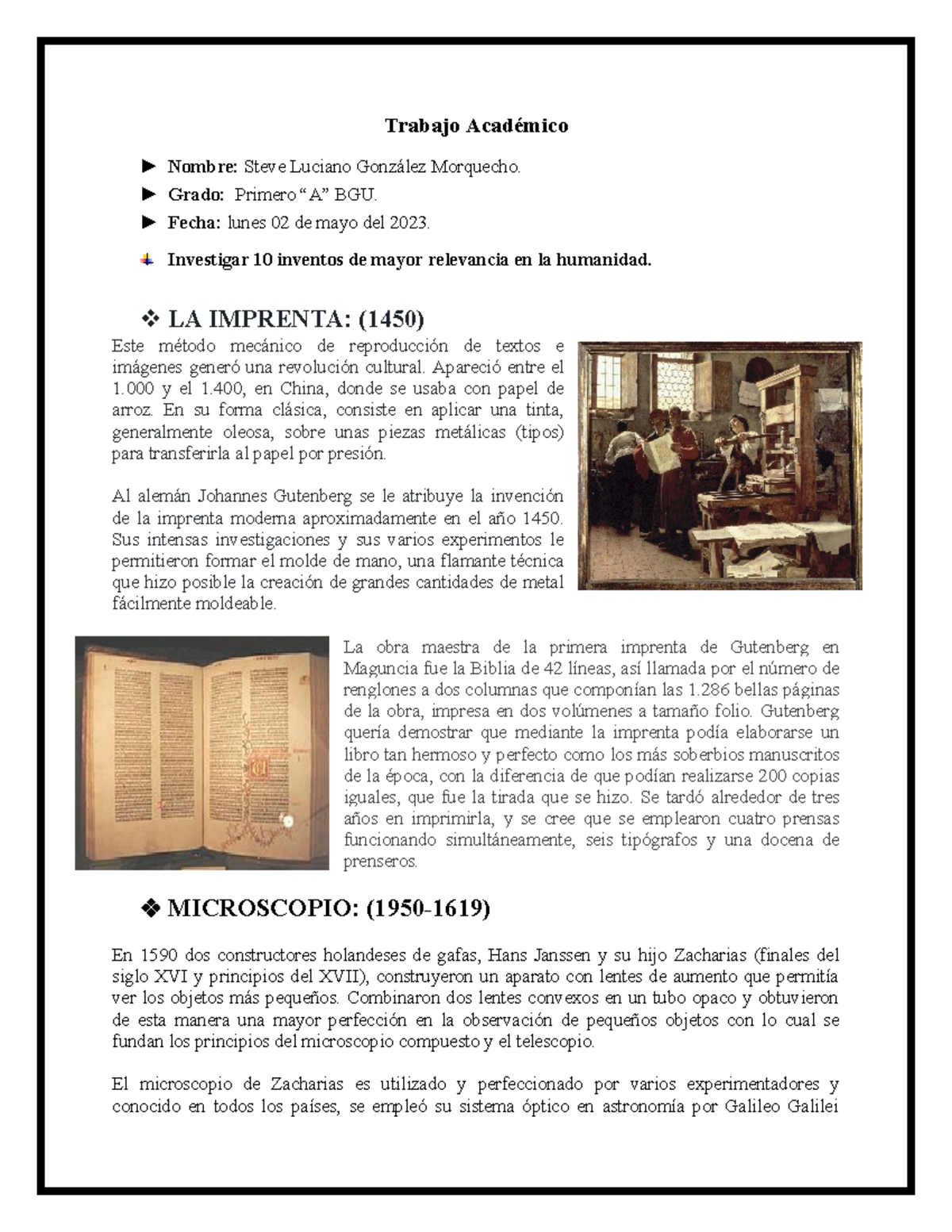 10 Mejores Inventos Clave en la Historia de la Ciencia y Tecnología ...