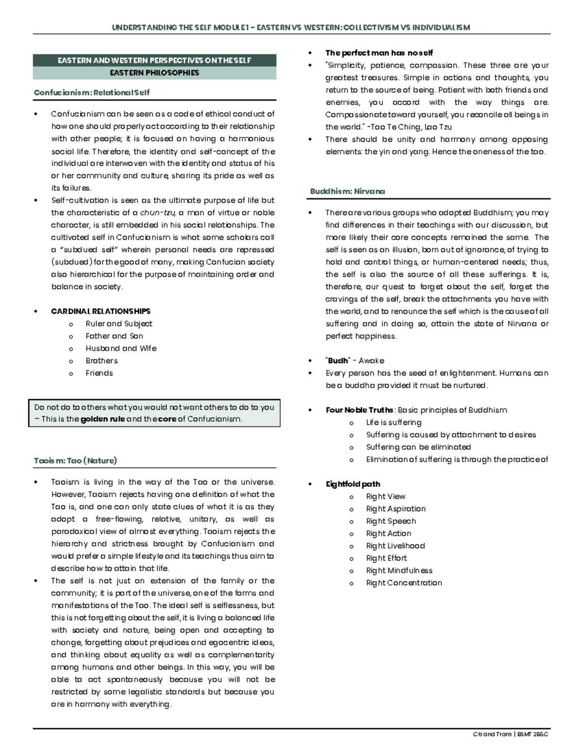 UTS Lesson 4 & 5: Understanding the Physical and Sexual Self - Studocu