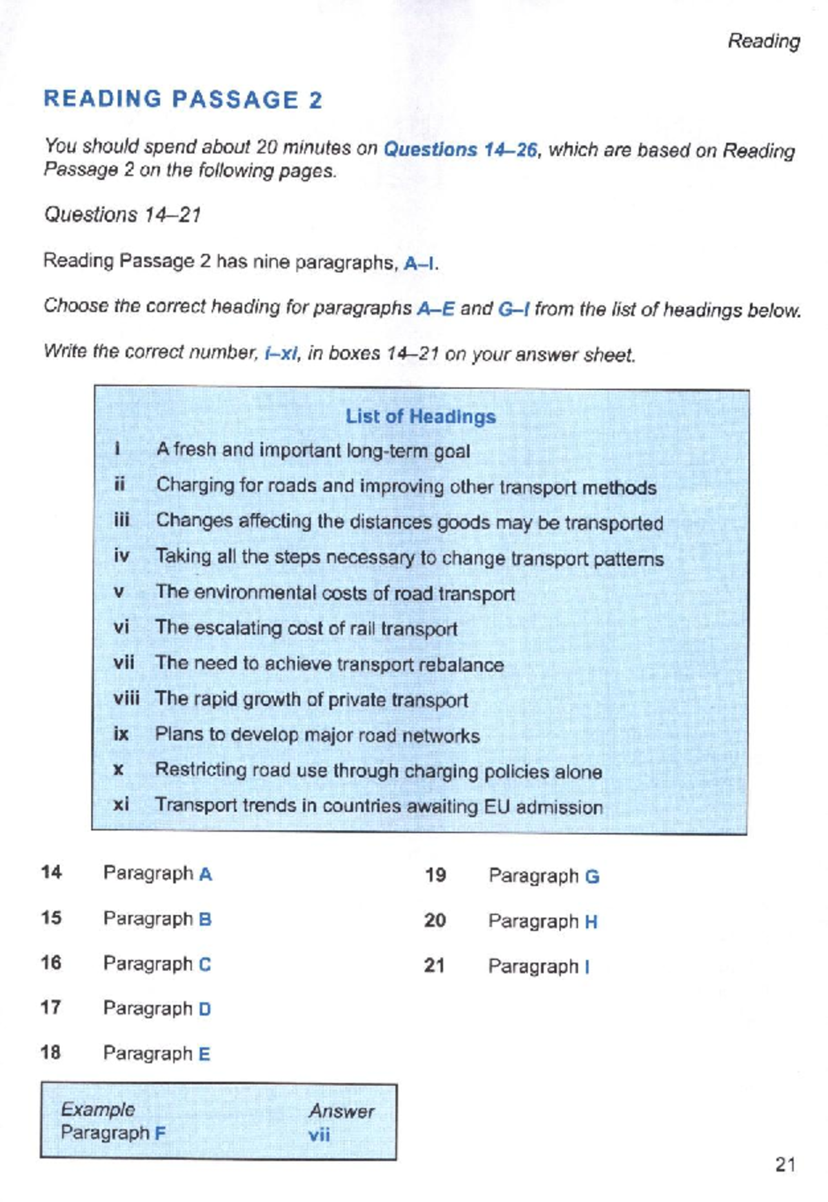 Cambridge IELTS 10 Test 1: European Transport Systems Reading Passage 2 ...