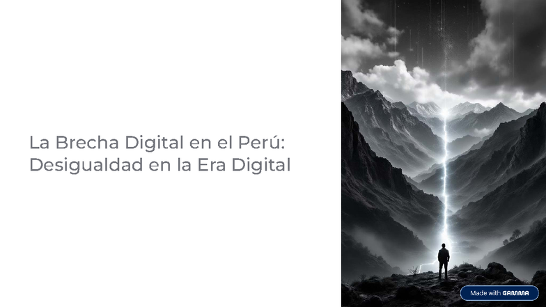 La Brecha Digital en el Perú: Desigualdad y Conectividad en la Era ...