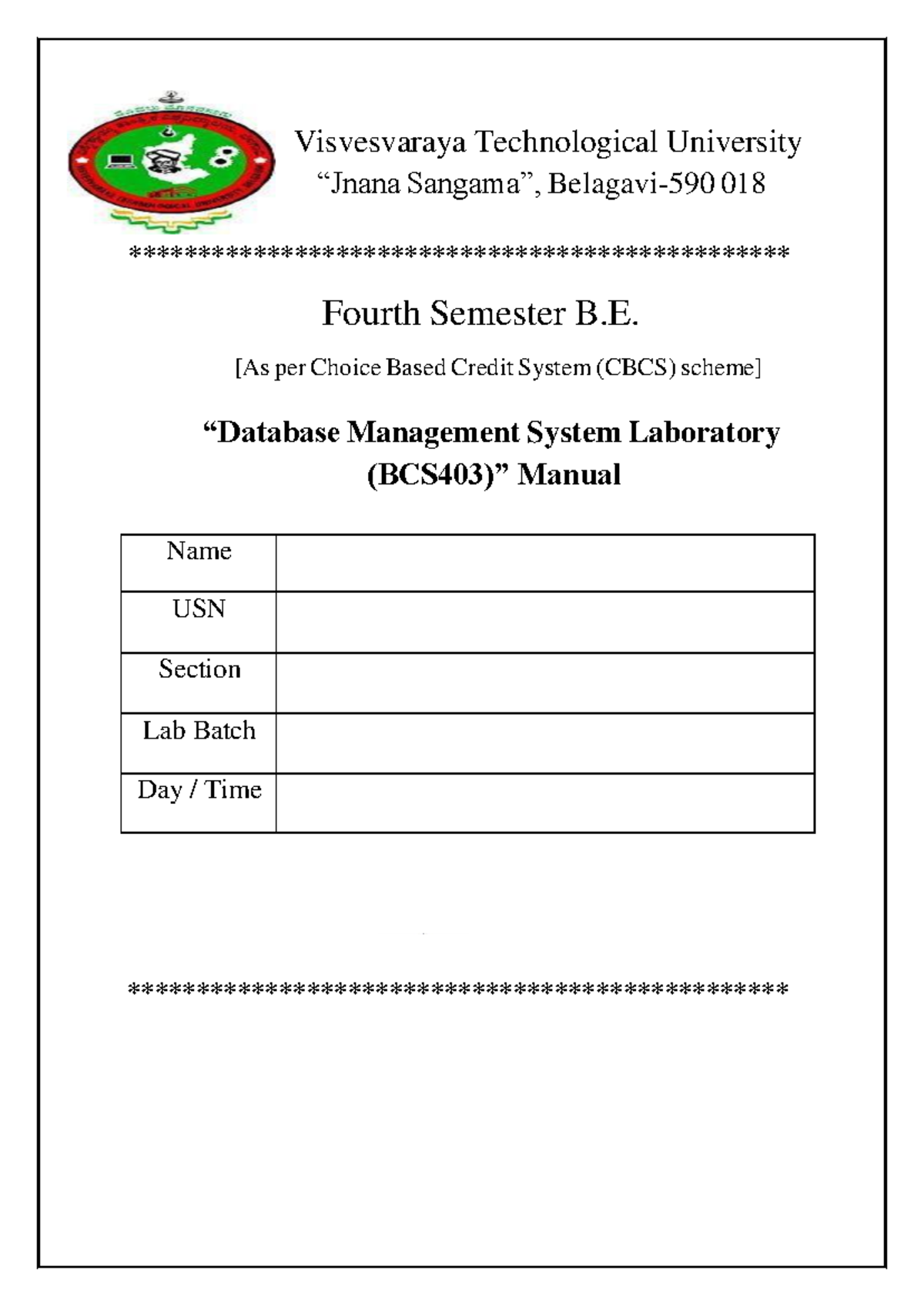 DBMS Lab Manual BCS403: Employee Table Operations and Queries - Studocu