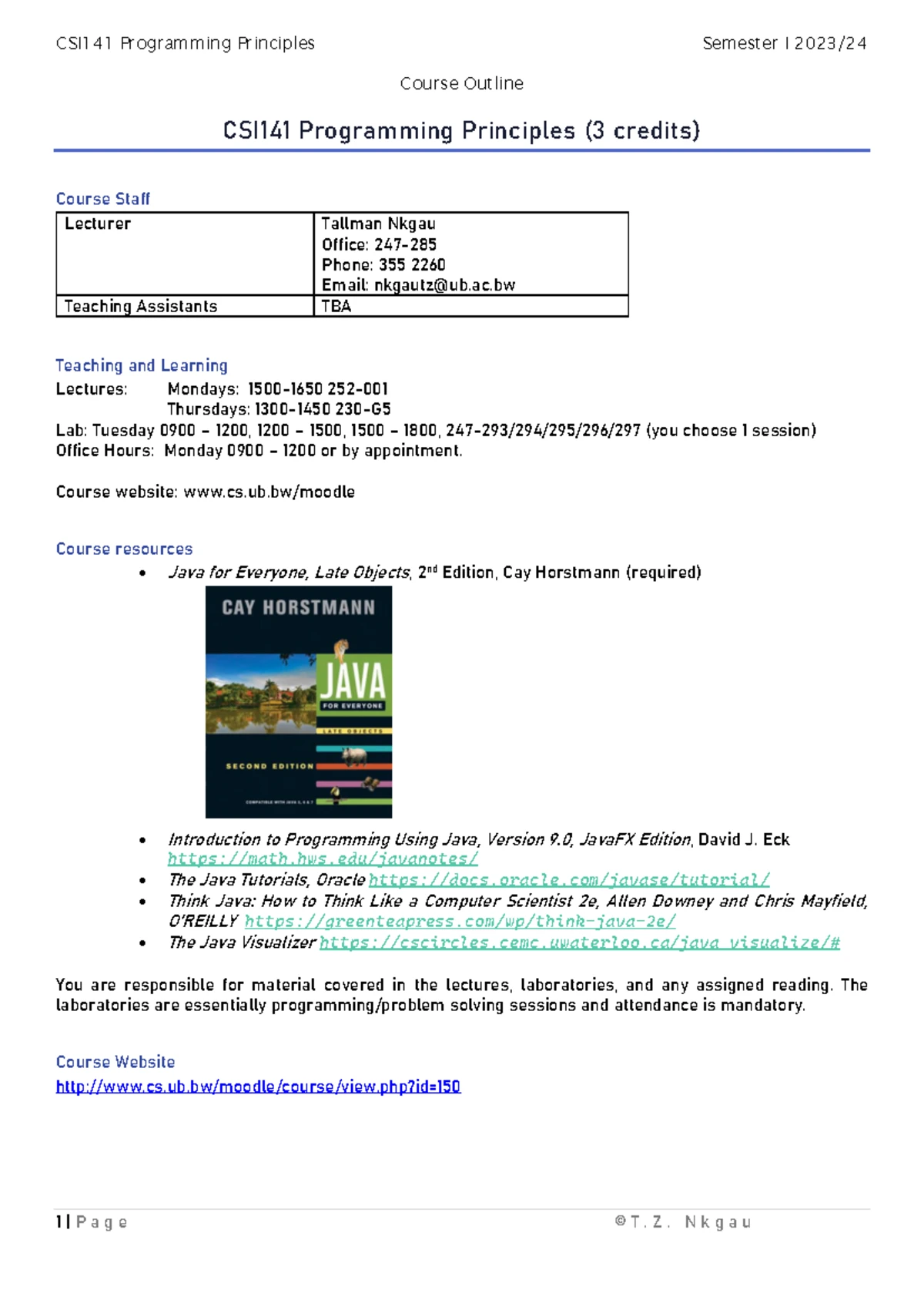 CSI141 Final Exam Paper: Programming Principles - November 2022 - Studocu