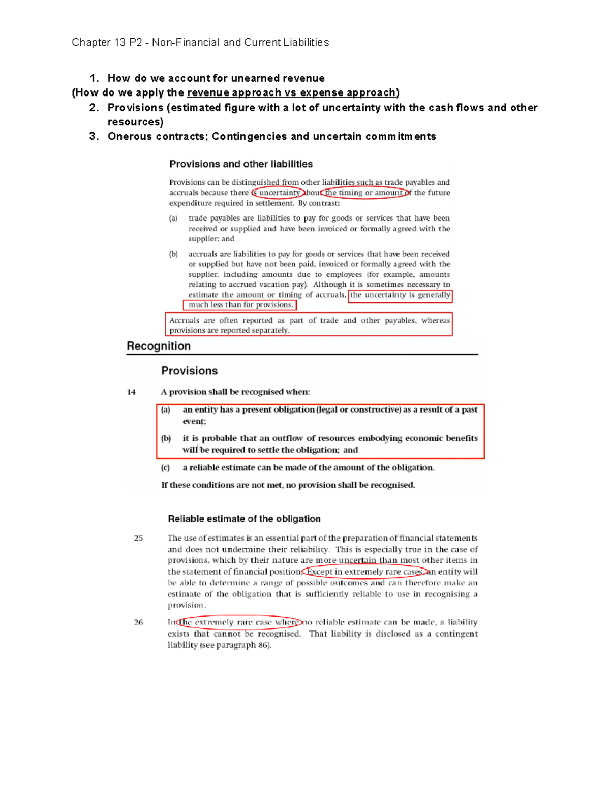 Chapter 13 - Part 2 - Lecture and textbook notes - 1. How do we account ...