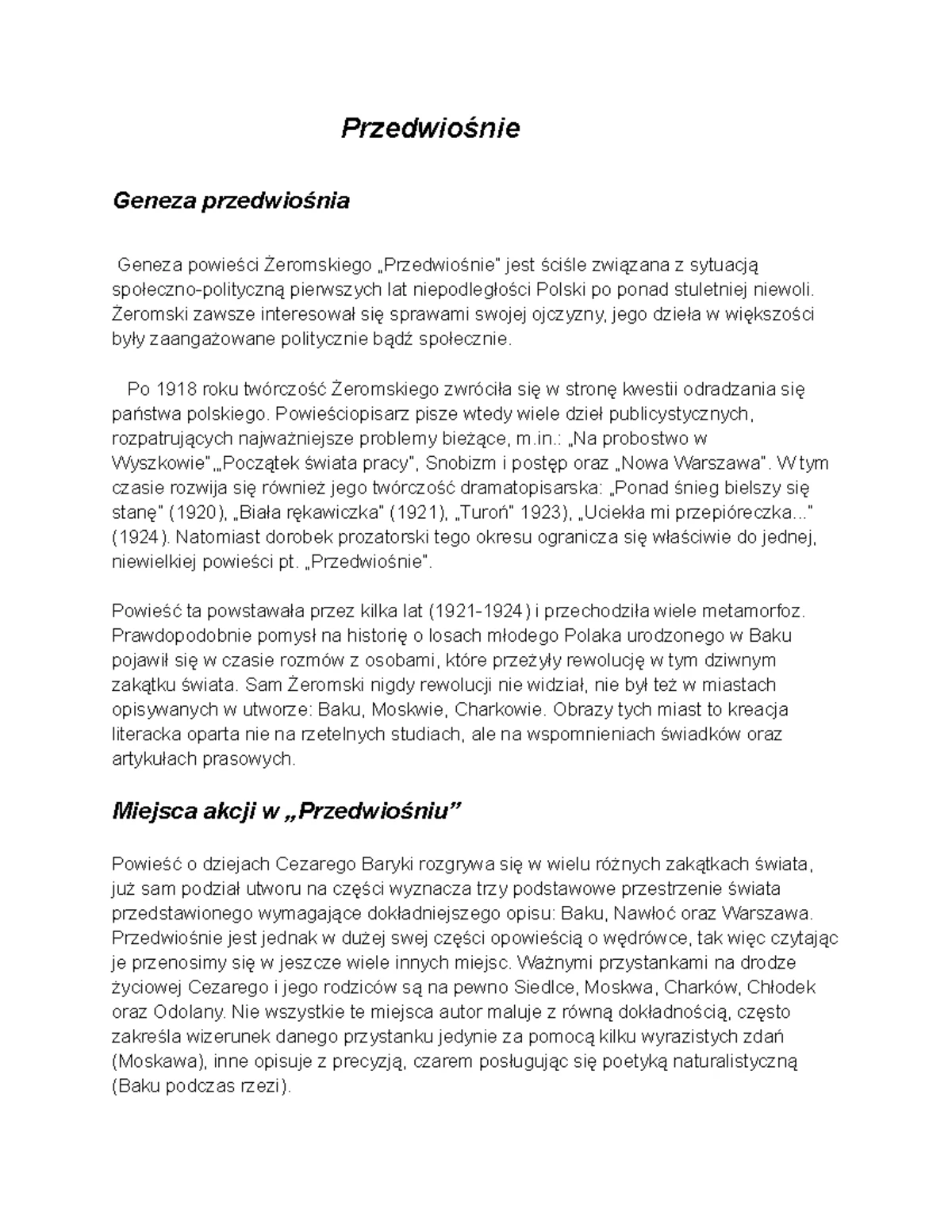Dwudziestolecie międzywojenne 1 Test z punktacją dla Grupy A - Studocu