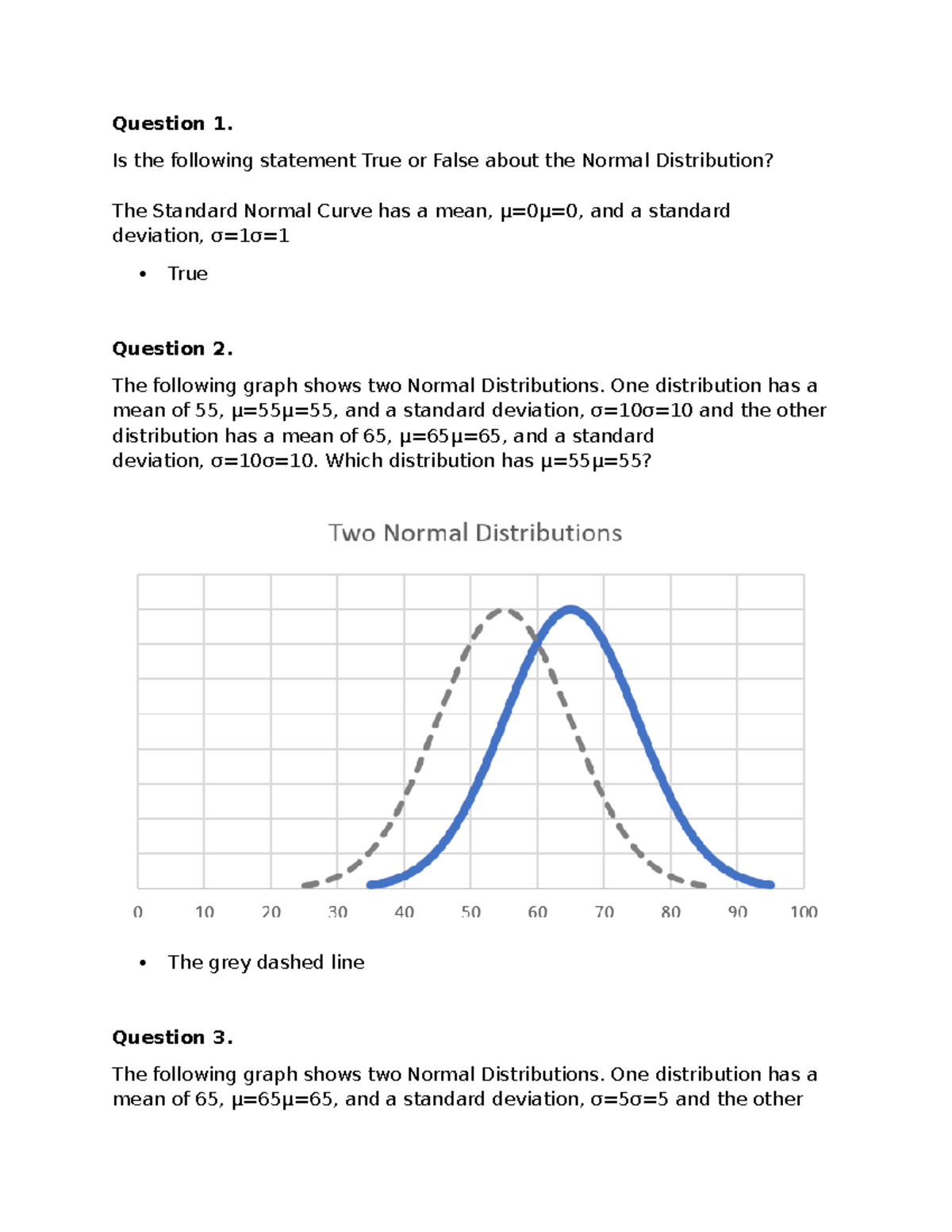 Normal Distribution Quiz & Z-Score Calculations - Stats 101 Quiz - Studocu