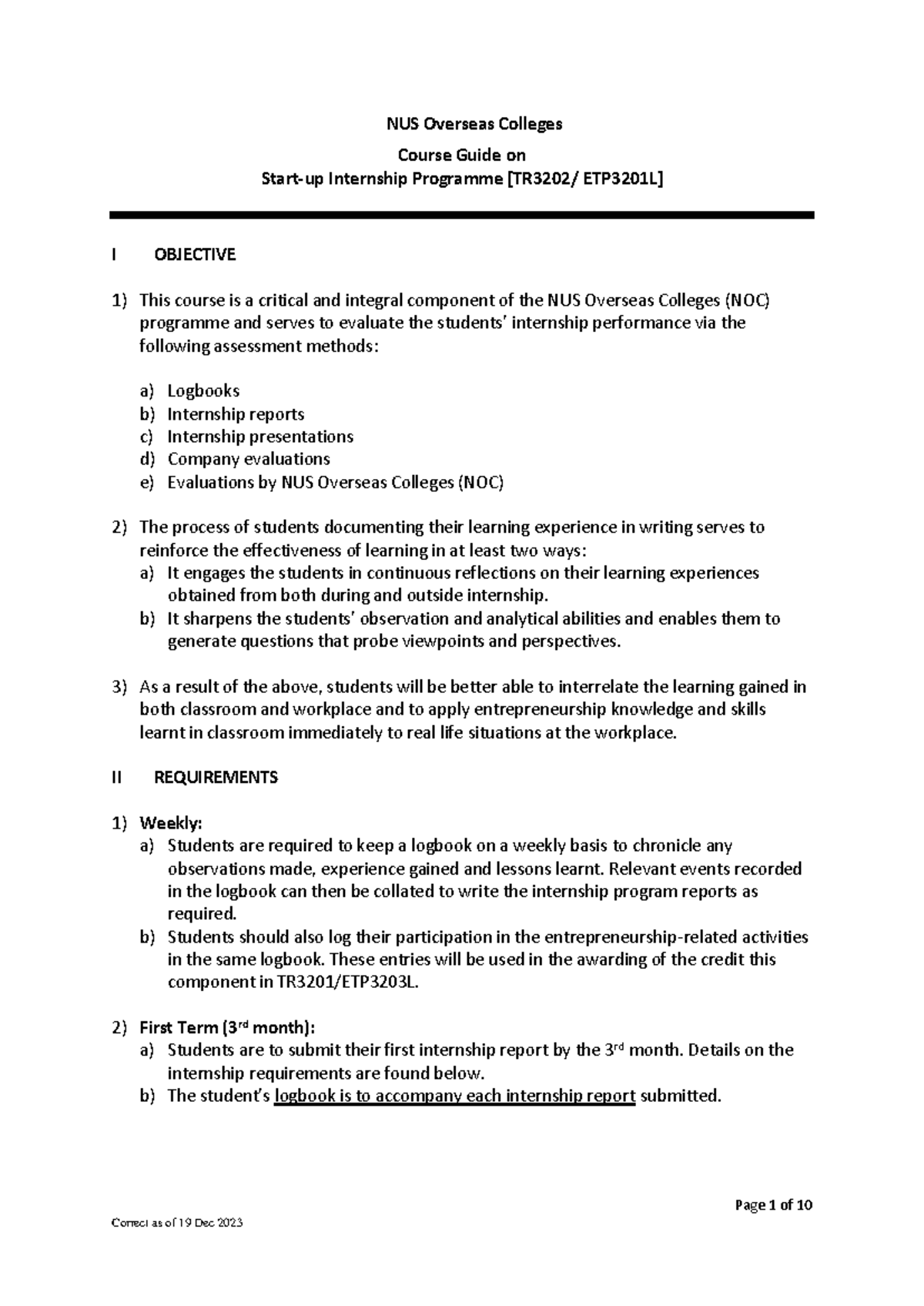 Course Guide 12 month for Student - Page 1 of 10 NUS Overseas Colleges ...