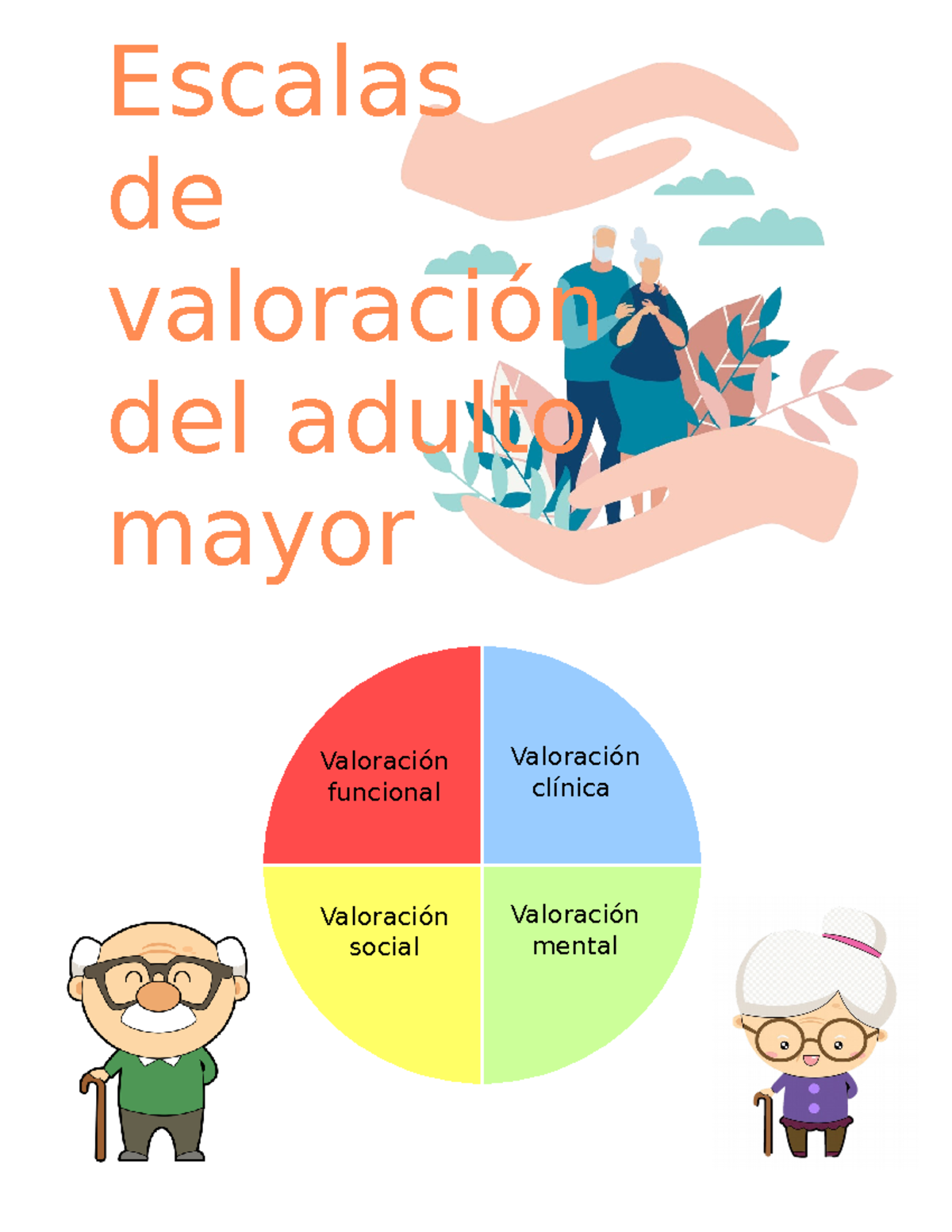 Escalas de  Valoración del Adulto Mayor - Document Preview