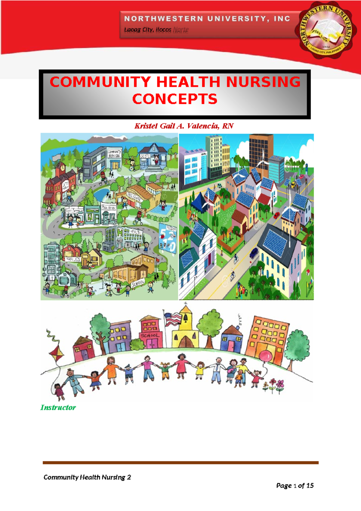 CHN 2 Handout: Key Concepts in Community Health Nursing - Studocu