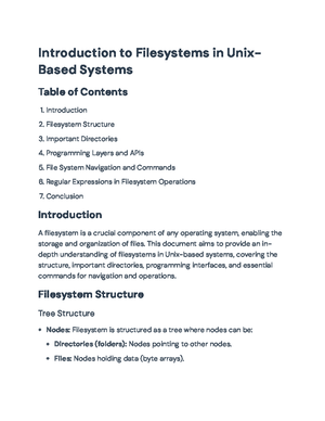 Comprehensive Guide to Filesystem Navigation and Command Usage ...