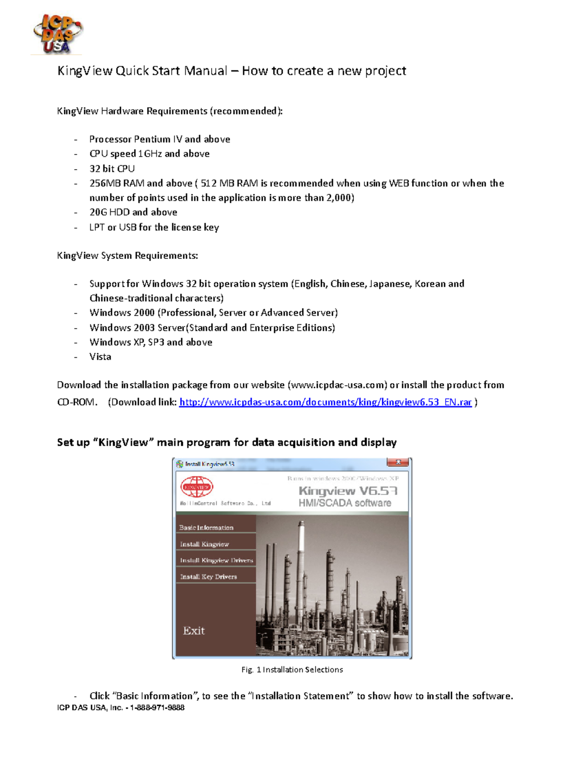 KingView Quick Start Manual: Project Creation & System Setup - Studocu