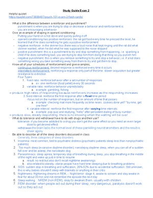 PSY 101 Exam 3 Study Guide: Key Concepts in Motivation & Emotion - Studocu