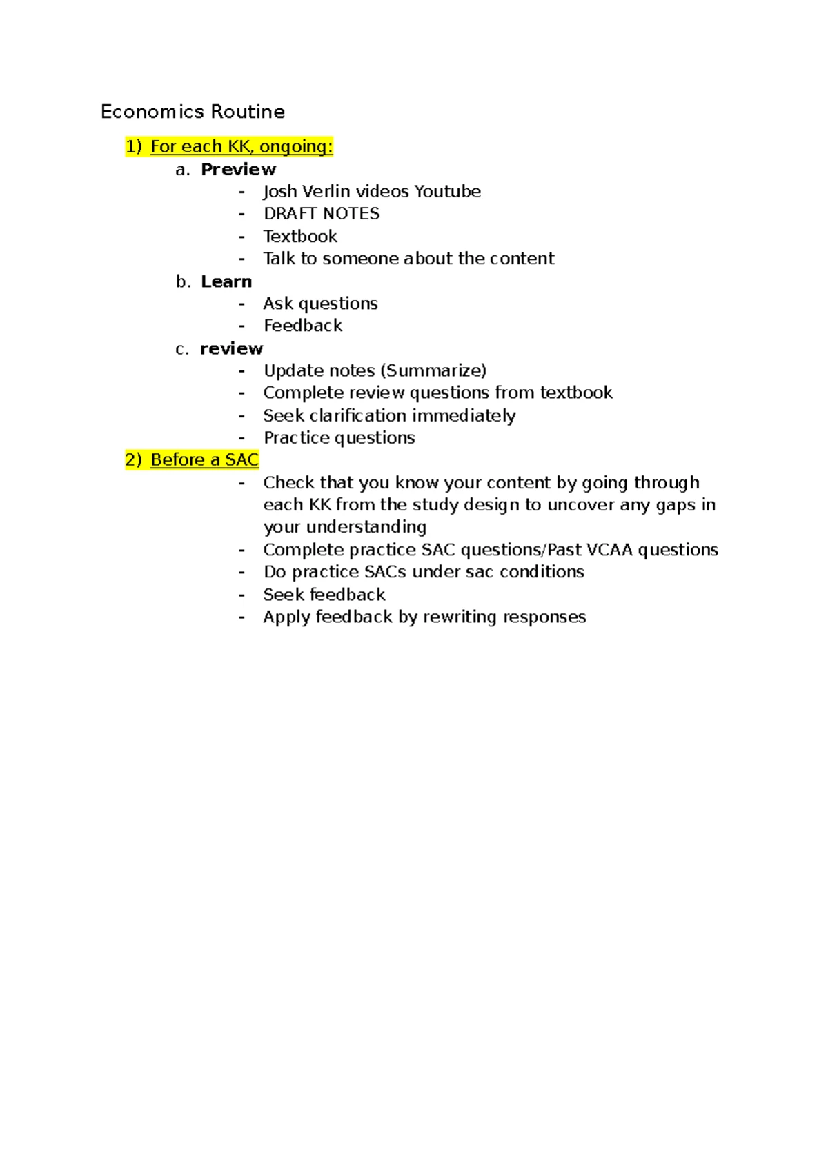 2024 VCE ECONOMICS U3 Outcome 2 Q&A on Domestic Economic Goals - Studocu