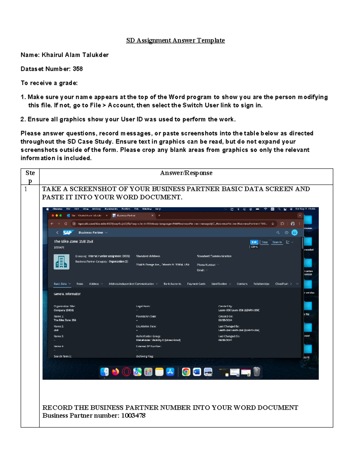 02 SD Assignment Answer Template - Screenshot Instructions - Studocu