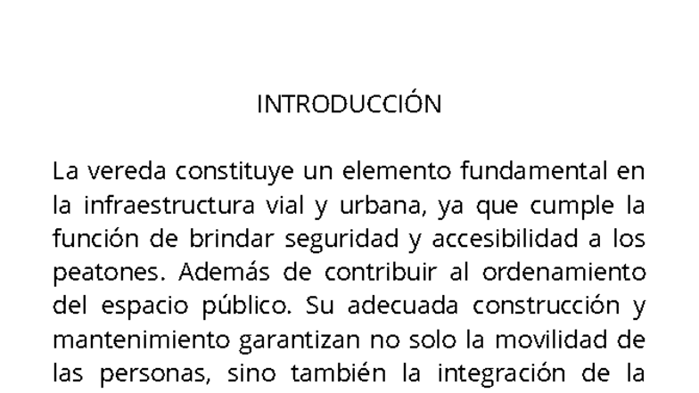 Tarea Semana 4 - Informe sobre el Estado de las Veredas en San Isidro ...