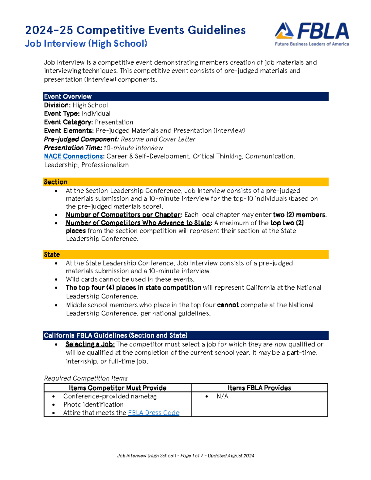 fbla-competitive-events-guidelines-job-interview-high-school-studocu