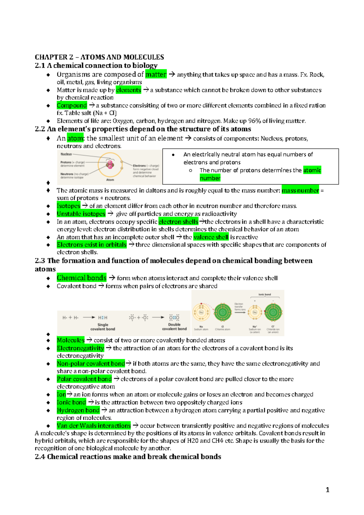 Cell Biology Exam 1 Study Notes (Course Code: CB101) - Studocu