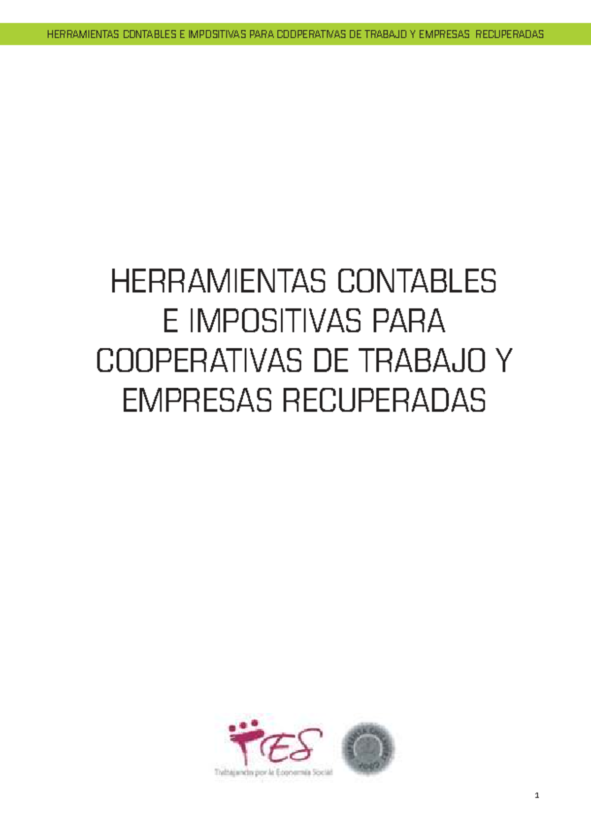 Herramientas Contables e Impositivas para Cooperativas de Trabajo ...