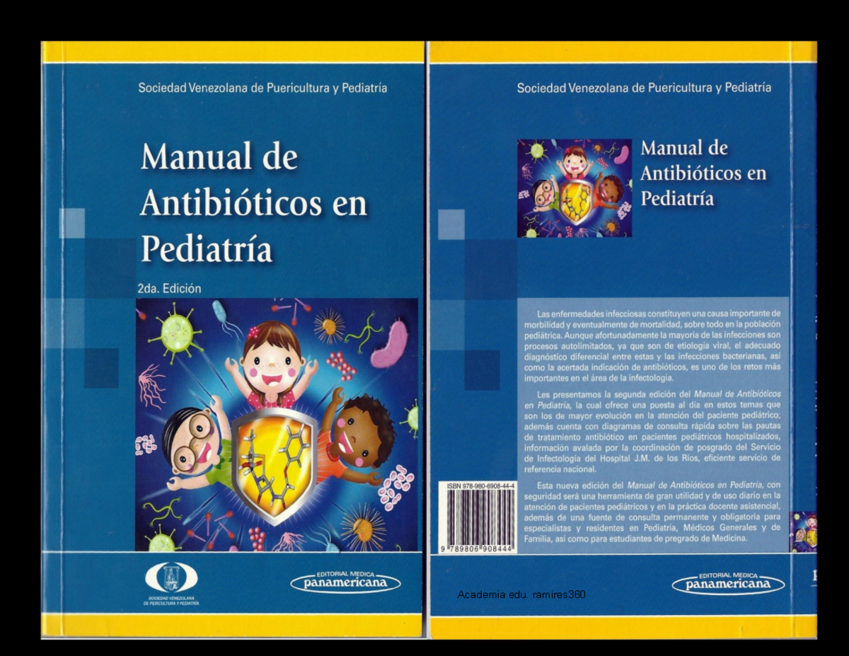Manual SVPP de Antibióticos en Pediatría - 2da Edición Actualizada