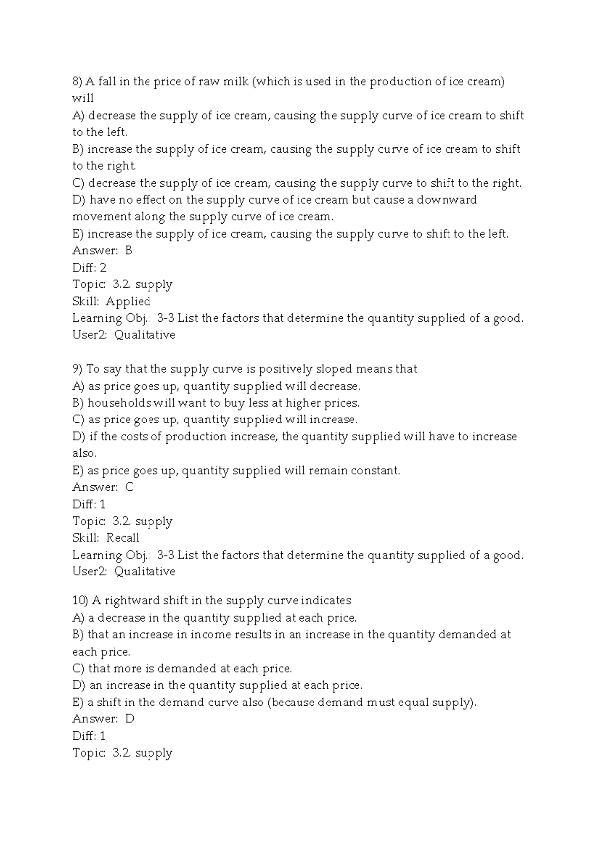 Chapter 3: Demand, Supply, and Price Dynamics Explained - Studocu