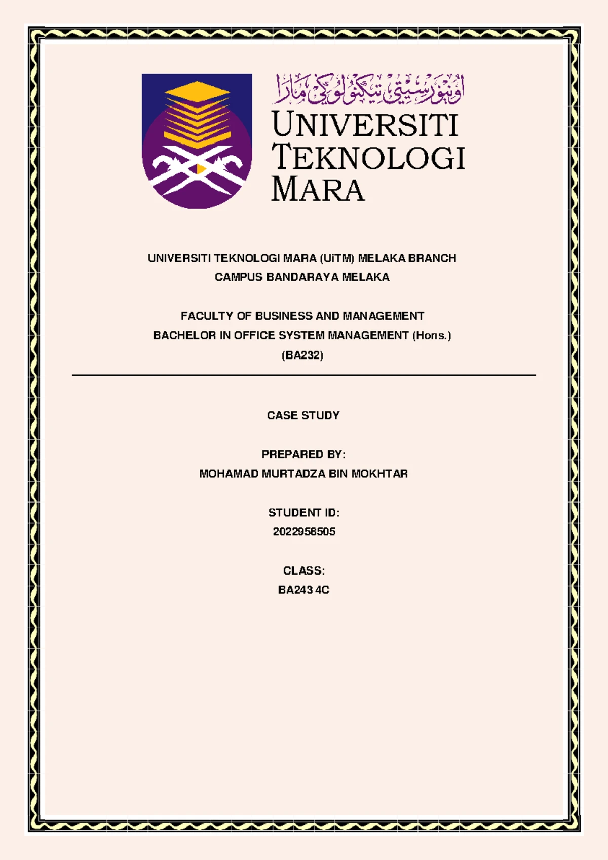 ASM652 Article Review - Assignment pairing - FACULTY OF BUSINESS AND ...