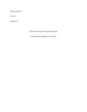 CS360 - paper - Daniel Williams CS Southern New Hampshire University 9 ...
