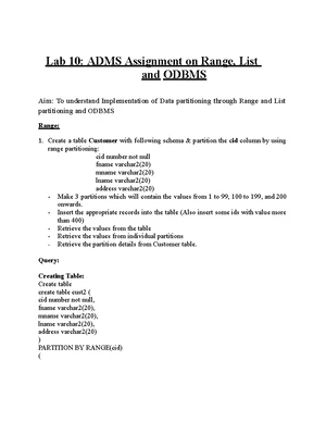 Adbms-A10 Data preprocessing - Shraddha Chauahan Rollno: 10 Div:A ...