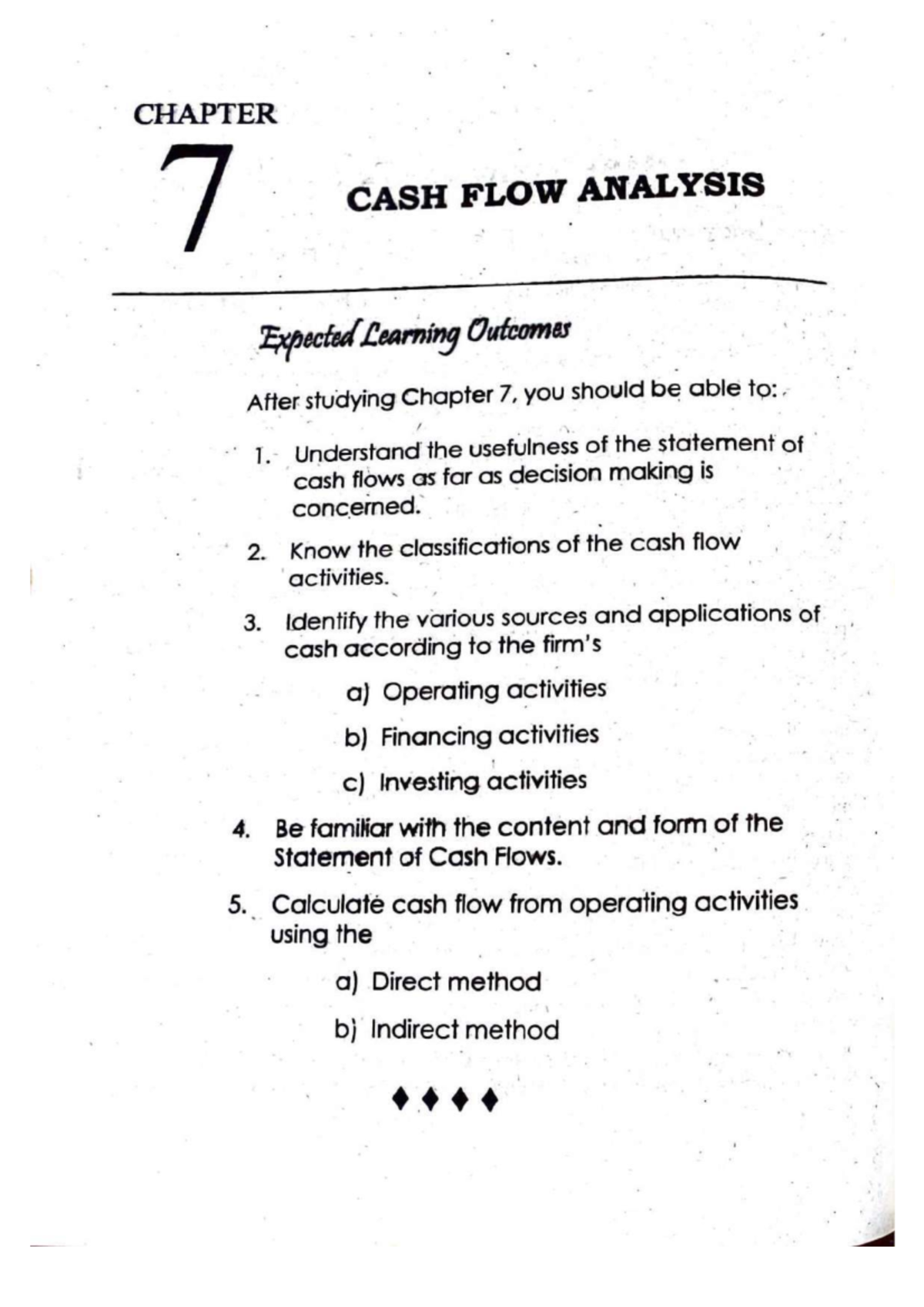 FIN MAN - Cabrera: Chapter 7 Cash Flow Analysis and Applications - Studocu