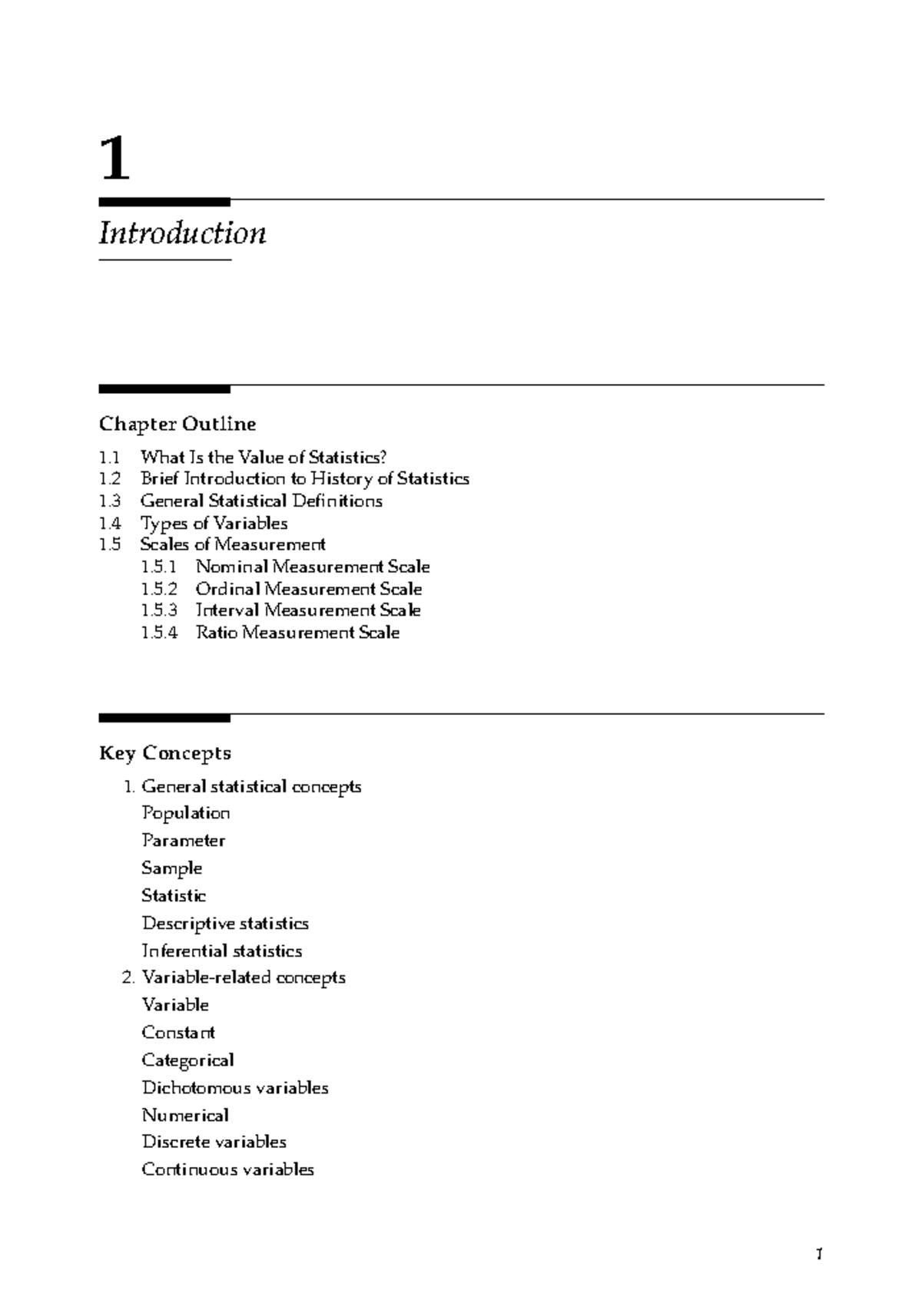 Introduction to Statistical Concepts (STAT 101) - Key Definitions ...