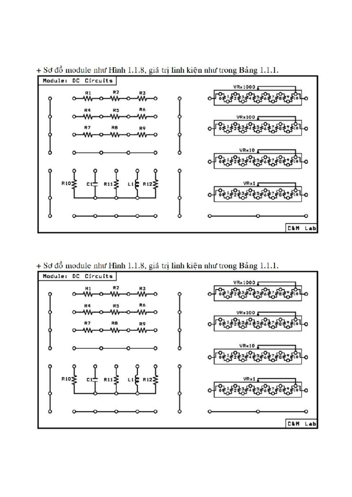 DC Circuits Module: S d6 Analysis and Component Values - Studocu