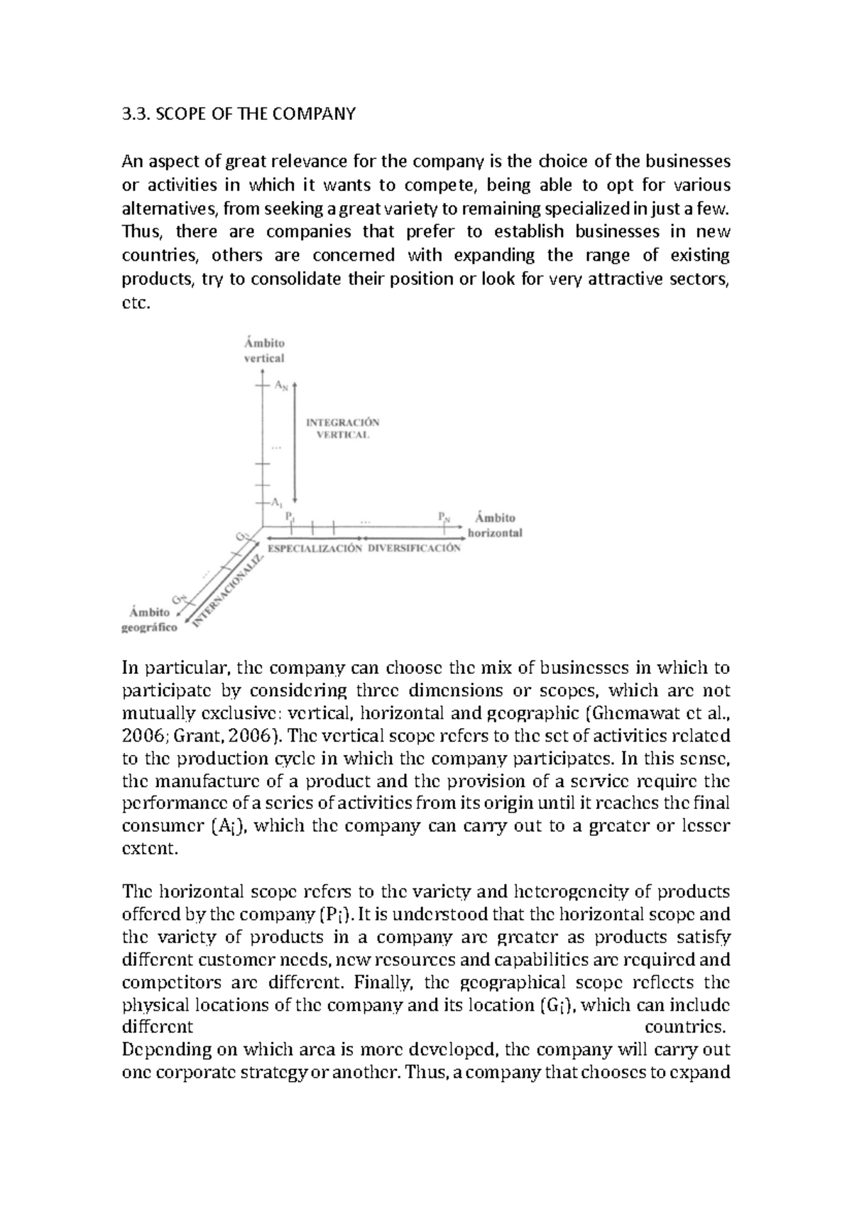 3.3. Scope of the Company in Business Strategies (BUS 101) - Studocu