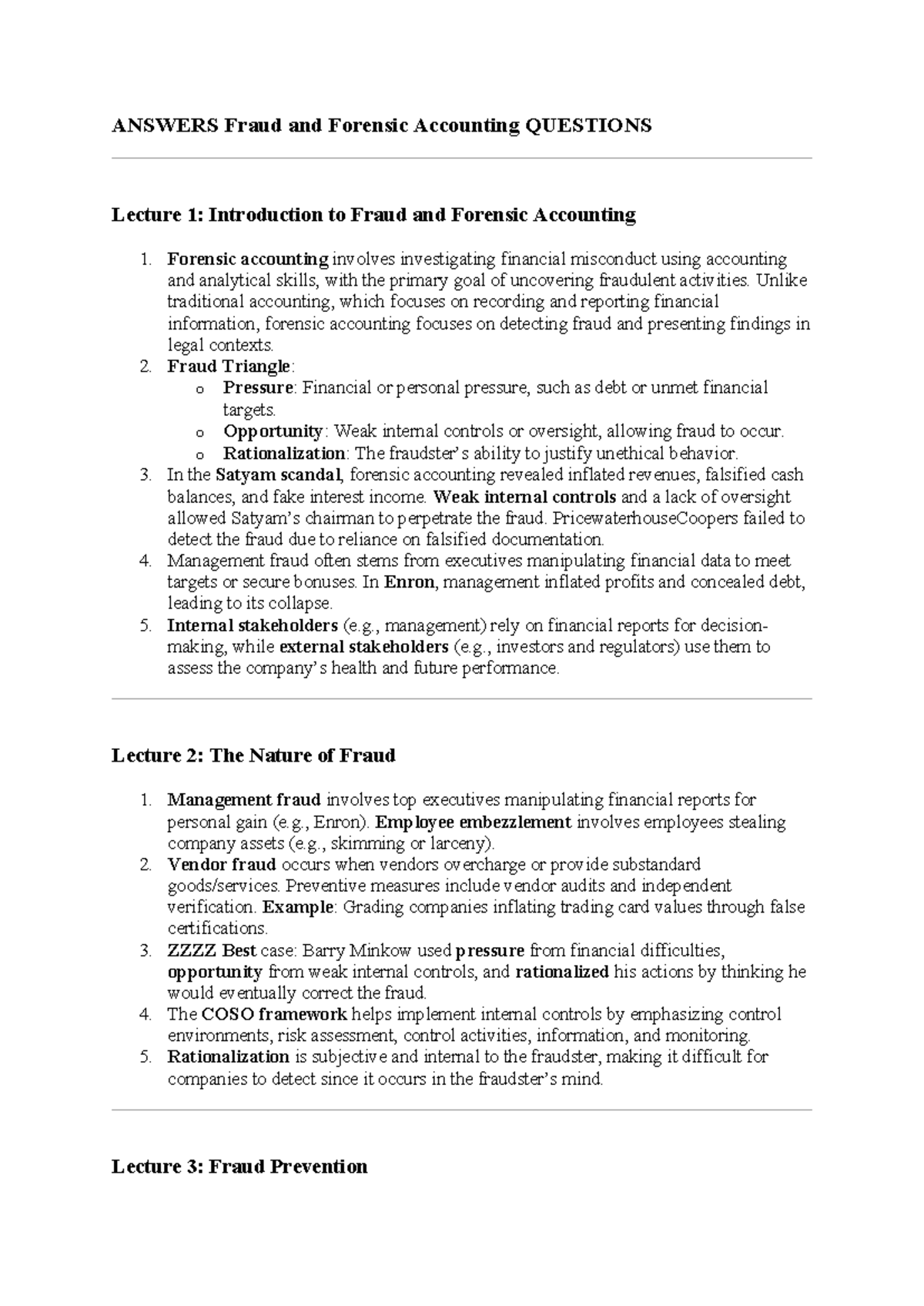 Forensic Accounting Insights: Key Concepts and Fraud Detection ...
