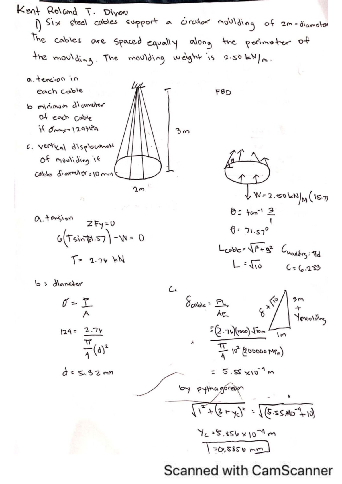 Problem Compilation - Exam (ENGR 101) - Studocu