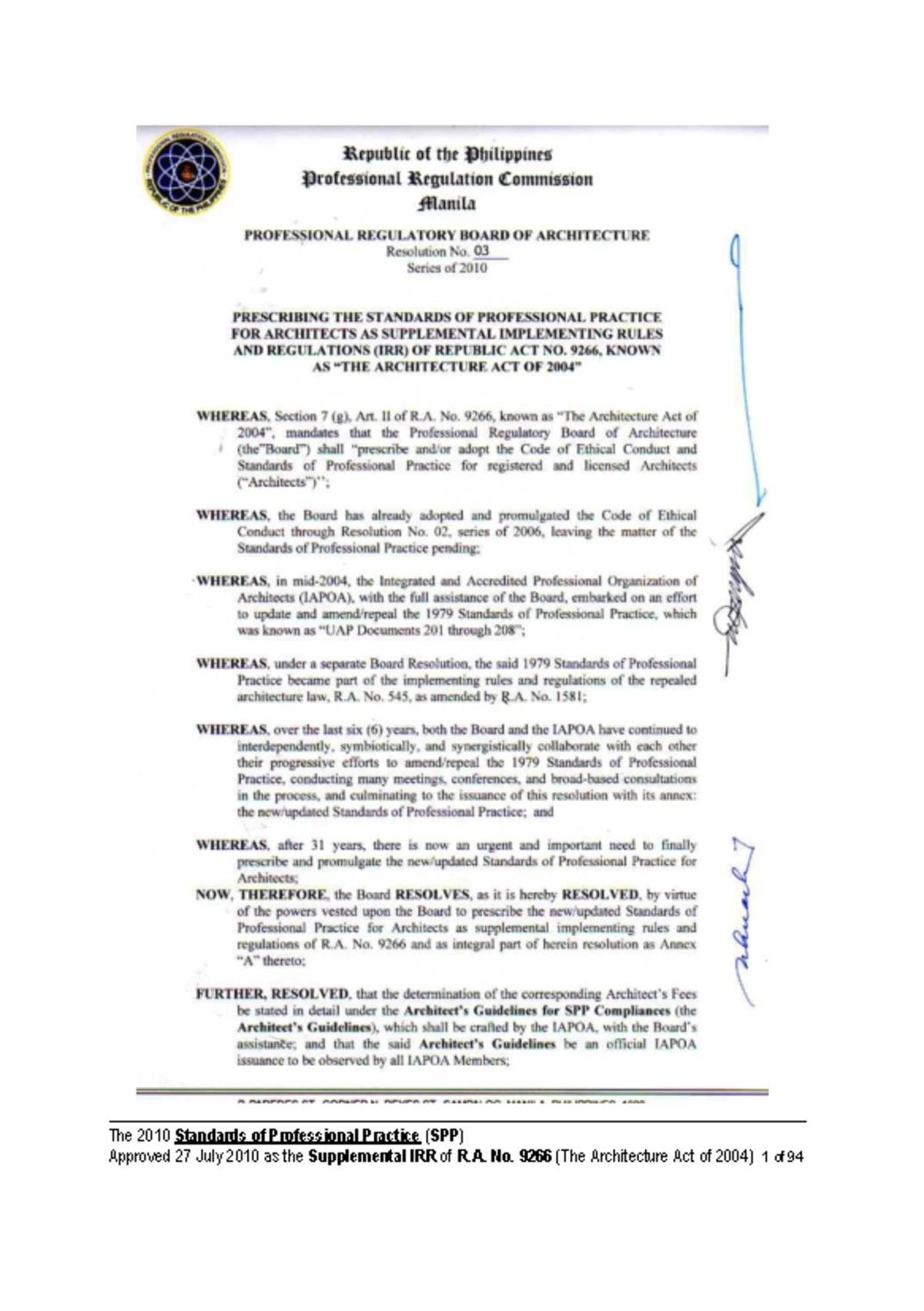 BP 344 Amended IRR (2024 - . 1 Amendment on IRR of BP344 – Appendix A ...