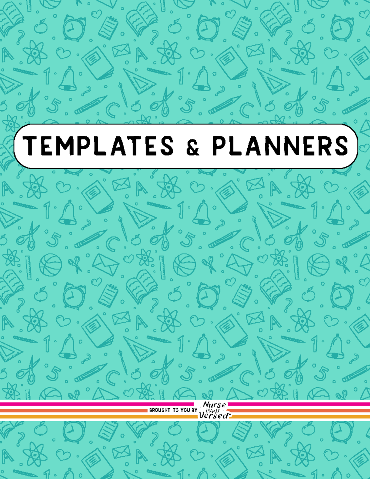 Nursing Templates & Planners: Streamlined NCLEX Study Tools - Document Preview